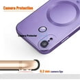 thumbnail image 4 of Magnetic for iPhone XR Case,Soft Silicone iPhone XR Phone Case with Camera Protection,Slim Fit Anti-Scratch iPhone XR Case Compatible with MagSafe,Purple, 4 of 12