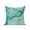 Turquoise, variant on Outdoor Pillows Waterproof, Marble Brown Bedding Throw Pillows with Insert for Couch Sofa Bed, Modern Abstract Ink Painting Luxury 16x16 Inch Pillowcases Decorative Camping Patio Pillow Set of 1