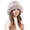 Light Gray, variant on Upgraded Faux Fur Bucket Hat for Women - Soft, Warm & Fluffy Winter Hat, Stylish & Cozy Hat for Fashionable Ladies