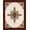 Brown, Pattern 1, variant on ODIKA 4'x6' Machine Washable Non-Slip Area Rug, Ivory Steel Botanical Printed Accent High Traffic Rug, Red, 408976