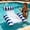 Dark blue, variant on Inflatable Pool Floats Adult Floating Lounge Chairs,Blow up Pool Noodles with Pump,Portable Water Float for Beach Vacation & Summer Outdoor Activities Pink