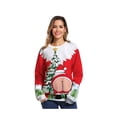 thumbnail image 5 of Suéter navideño feo unisex con estampado 3D, divertido jersey, jerséis, tops para Navidad, hombres, mujeres, fiesta, sudadera con capucha, 5 of 5