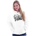 thumbnail image 3 of Do Your Thing Cute Sarcastic Workout Hoodie Sweatshirt Women Brisco Brands S, 3 of 6
