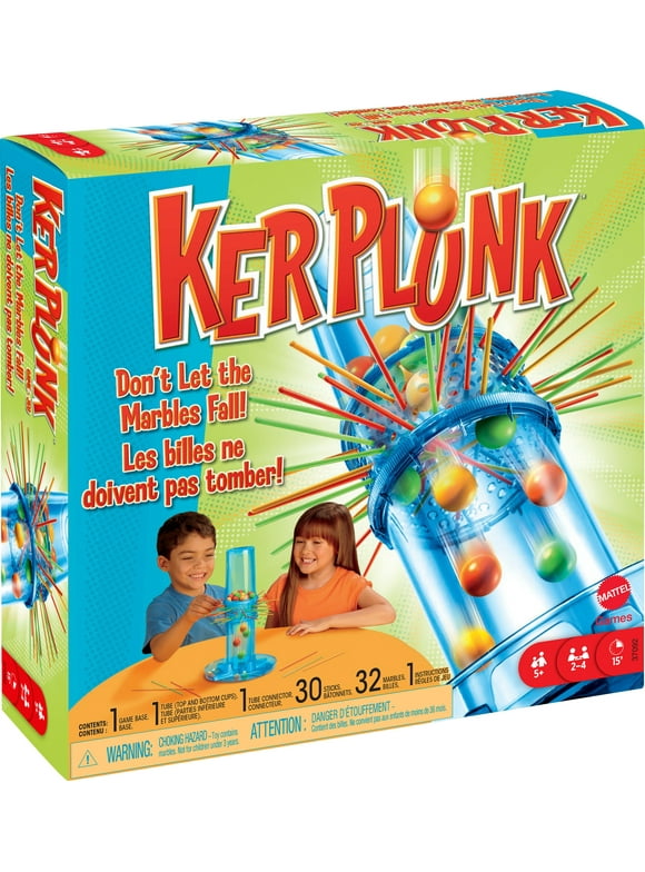 KerPlunk Kids Game, Family Game for Kids & Adults with Simple Rules for 2-4 Players