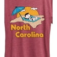 thumbnail image 3 of Peanuts - North Carolina Lucy - Women's Short Sleeve Graphic T-Shirt, 3 of 6