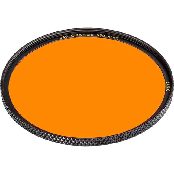 B   W 55mm Basic 040M MRC Filter, Orange 550
