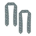 thumbnail image 2 of Haiem Blue Flower Pattern Graduation Stole 2024 | Premium Satin Sash for Graduation Ceremony, 2 of 7