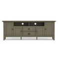 thumbnail image 6 of Redmond SOLID WOOD 72 inch TV Media Stand in Distressed Grey For TVs up to 80 inches, 6 of 10