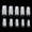 Natural 500Pcs, variant on 500pcs French Half cover Artificial False Nail Tips Fake Nails Manicure - Jargod