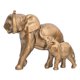thumbnail image 2 of Estatuilla de de resina, estatua , escultura de hijo, tesanía shui pa escritorio, estantería, decoración, Cobre Izquierda Baoblaze Estatua de escultura de elefante, 2 of 8