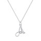 thumbnail image 1 of 26 Initial Alphabet Shape Rhinestone Collar para Mujeres Collares para Mujeres A Z 26 Alphabet Initial Silver Collares para Mujeres Niñas, 1 of 4