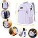 thumbnail image 2 of Mochila Para Laptop 15.6 Pulgadas, Mochila De Viaje Mujer 35l, Mochila Escolar Xtellar morado, 2 of 3