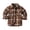 Brown, variant on Splozh Toddler Kids Baby Boys Girls Flannel Plaid Shirt Jacket Long Sleeve Button Down Tops Coat Fall Winter Clothes Toddler Girl Jacket,Coffee,8-9 Years