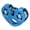 Blue, variant on YAHHU 25KN Heavy Duty Aluminium Alloy Single Swivel Rope Pulley Block for Rock Climbing Mountaineering Rescue Caving, Max Rope Size 13mm / 0.51 inches, Anti-Rust Smooth Rotation, Red