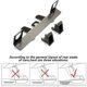 thumbnail image 4 of con Universal Car Child Seat Restraint Anchor Mounting Kit Replacement for ISOFIX Belt Connector on Compact SUV & Hatchback MK4148, 4 of 5