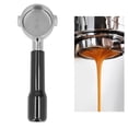 thumbnail image 1 of Bottomless Portafilter 51mm Stainless Steel Coffee Filter Holder Replacement 2 Ear Portafilter Filter Basket For ECO310 Coffee Machine, 1 of 8