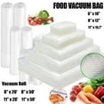 thumbnail image 2 of Quart Vacuum Sealer Embossed Bags Vacuum Roll Meal Food Saver Seal Bag Universal, BPA-Free Plastic, 2 of 9