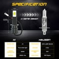 thumbnail image 2 of 6-piece LED Light Bulbs Kit White H1+H11+881 LED High&Low&Fog Beam Bulbs Plug&Play, 2 of 11