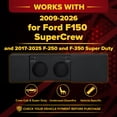 thumbnail image 2 of QPower Dual 10" Ported Sub Box - Ford F150 SuperCrew 09-26, F250/F350 Super Duty 17-26, 2 of 9