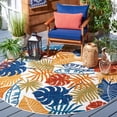 thumbnail image 1 of SAFAVIEH Cabana Kuzman Floral Outdoor Area Rug, 1 of 9