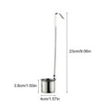 thumbnail image 3 of Necvior 304 Stainless Steel Dipper for Wine Easy to Carry Flat Bottom Spoon Kitchen Tool, 3 of 16