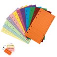 thumbnail image 4 of Sobre En Efectivo 12Pcs Sobre De Presupuesto De Varios Colores Para Ahorrar Dinero Con 12 Hojas De Presupuesto Sobre De Papel Para Gastos Serendint EL008749-00, 4 of 6