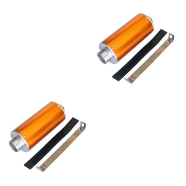 Riwesomey Silenciador de motocicleta para cilindro potente y rugiente, silenciador de rendimiento, tubo de escape, escape de motocicleta PRO Quad Type1 NO1