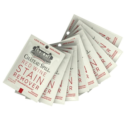Chateau Spill Red Wine Stain Remover Wipes, Pack Of