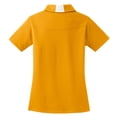 thumbnail image 6 of Sport-Tek LST655 Ladies Side Blocked Micropique Sport-Wick Polo Shirt , Gold/White, M, 6 of 6