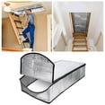 Attic Door Insulation Cover Energy Efficient Attic Stair Door Ladder