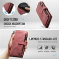 thumbnail image 6 of CaseMe Case for Google Pixel 10/10 Pro Wallet Case for Women Men, Fashion Durable PU Leather Magnetic Flip Lanyard Strap Wristlet Zipper Card Holder Wallet Phone Case for Google Pixel 10/10 Pro 6.3", 6 of 9