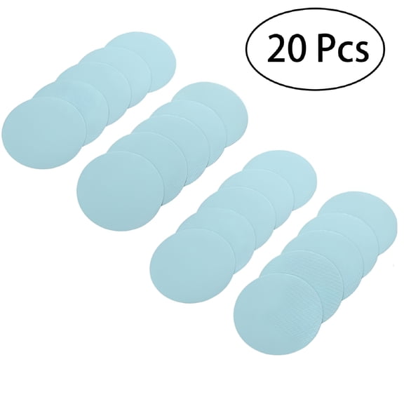 ACDANC 10/20pcs Safety Non-Slip Bathtub Shower Stickers Adhesive Bath Treads Non Slip Traction to Tubs Bathtub Stickers PEVA Adhesive Discs Non-Toxic Anti-Bacterial Mat