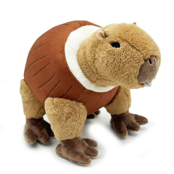 Brainrot Italian Animals Plush Toy - Cute Coconut Capybara Plush, Soft Stuffed Doll Gifts for Kids Fans