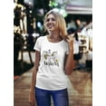 thumbnail image 2 of Abstract Drawing Magic Unicorn T-Shirt Women -Image by Shutterstock, Female Medium, 2 of 4