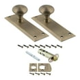 thumbnail image 6 of Nostalgic Warehouse Nyknyk_Psg_238_Nk New York Solid Brass Passage Door Knob Set - Grey, 6 of 7