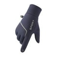 thumbnail image 5 of Hvmvliv Winter Gloves Men Winter Touchs Screen Gloves Outdoor Warm Gloves with Thermal Soft Knit Lining Non-Slip Gloves Windproof Water-Proof Sports Winter Gloves Blue, 5 of 5
