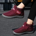 thumbnail image 6 of Puntoco Women'S Winter Boots Clearance,Women'S Snow Boots Winter Ankle Short Bootie Waterproof Footwear Warm Shoes Red, 6 of 9