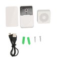 thumbnail image 1 of Timbre con video WiFi, intercomunicador de voz bidireccional con detección de movimiento, visión nocturna y control remoto para el hogar, 1 of 5