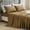 🔥 Khaki, variant on Viflosae Fitted Sheets Fitted Sheet Bed Sheet Set 3 Piece Solid Color Brushed Microfiber Core Bedding Set Soft Breathable Deep Pocket Fitted Sheet Flat Sheet Pillowcase Set for Guest Room