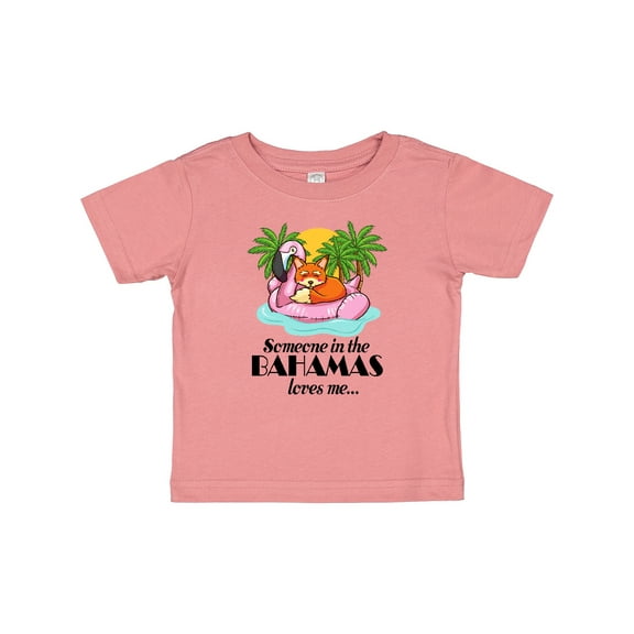 Inktastic Someone in the Bahamas Loves Me Boys or Girls Baby T-Shirt