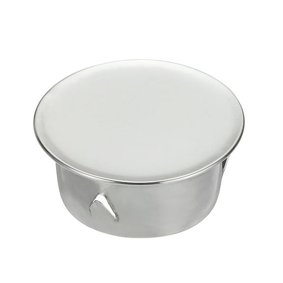 Uxcell Chimney Hole Cap, 50mm(2 Inch) Tightness Adjustable Round Stainless Steel Flue Hole Cover Stove Pipe Cap Pipe Cover for Kitchen Balcony Sewer, Silver Tone