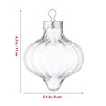 thumbnail image 2 of OHOIOLLA 8Ud Adornos Colgantes Transparentes De Plástico Para Decorar Árbol, 2 of 6