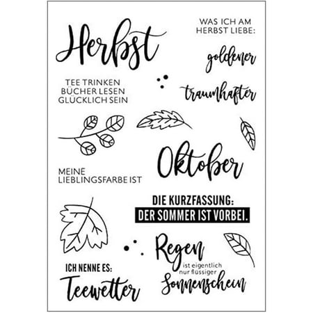 German Word Stamp Rubber Clear Stamp Silicone Clear Stamps Transparent Scrapbooking Stamps Spring Theme Clear Stamps For Card Making Scrapbooking Embossing Album Decor Walmart Canada