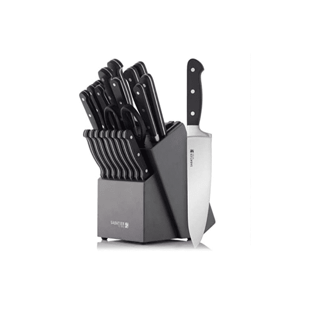 Sabatier Sharpening Edgekeeper Pro 21Piece Triple Rivet Knife