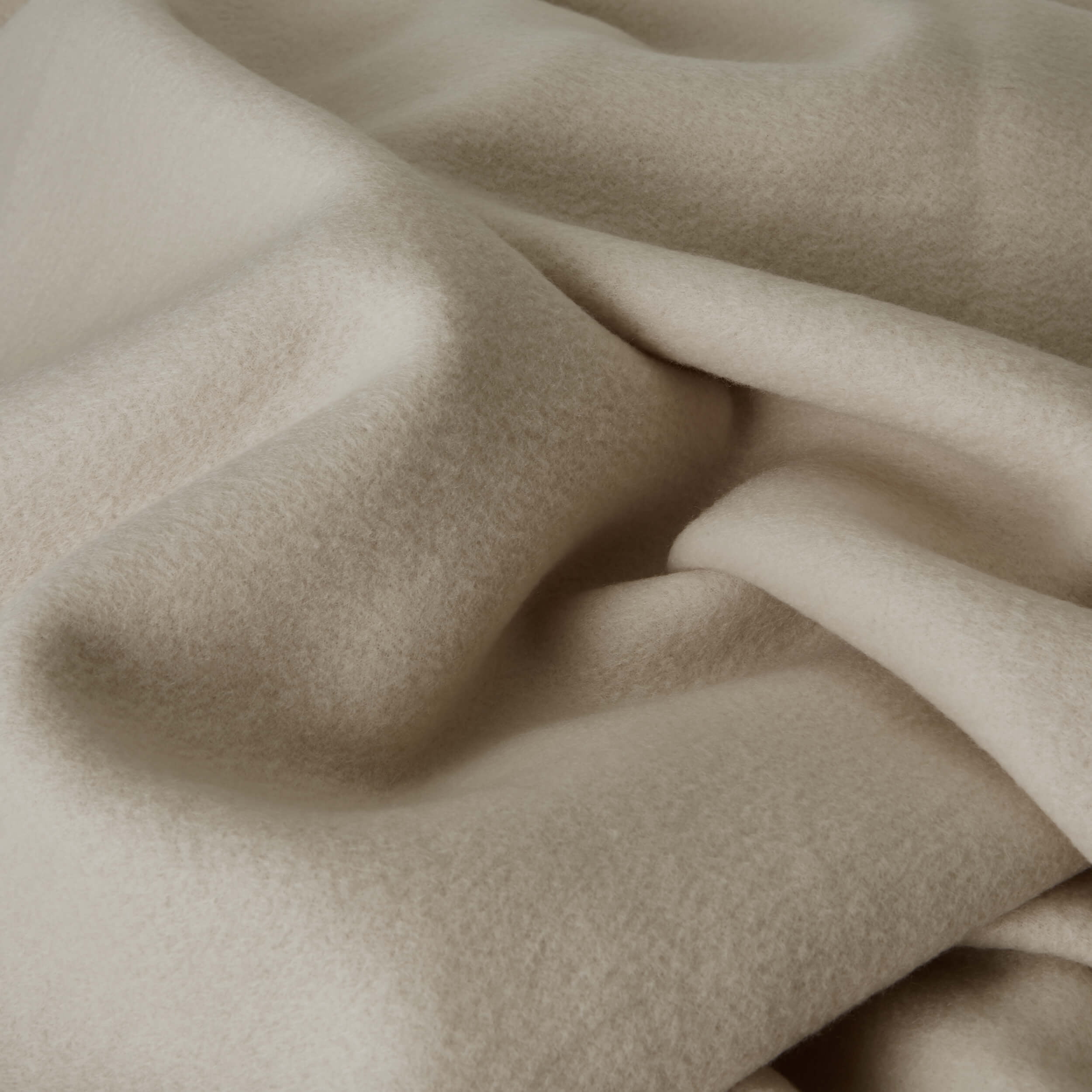 Bare Home Polar Fleece Cozy Bed Blanket - Hypoallergenic Premium Poly-Fiber Yarns, Thermal, Lightweight Blanket (Throw, Oyster)