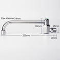 thumbnail image 1 of Kitchen stove faucet copper 4 points rotatable semi-automatic faucet, 1 of 12