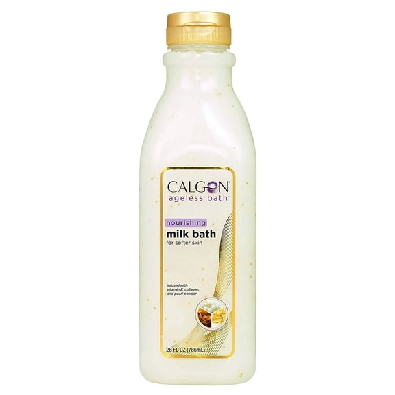 Calgon Ageless Nourishing Milk Body Bath With Serum Beads - 26 Oz