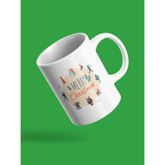 Merry Christmas Cute Doodles. Mug Unisex's -Image by Shutterstock