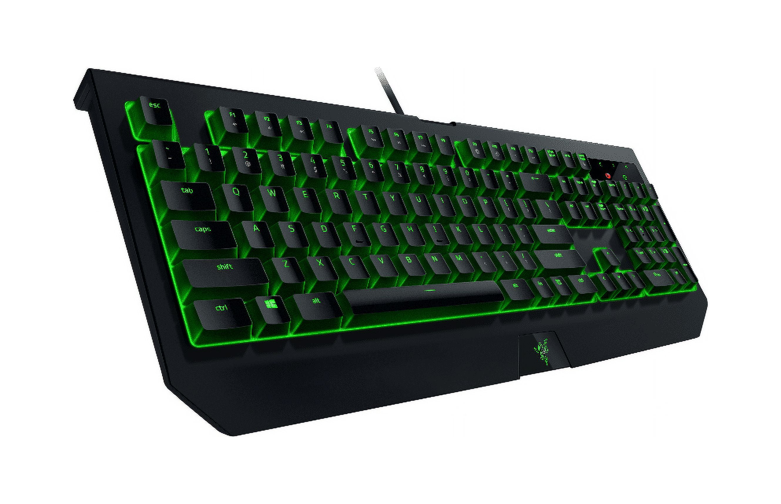Razer BlackWidow Ultimate - Water and Dust Resistant Backlit Mechanical  Gaming Keyboard with Razer Green Switches (Tactile & Clicky) 