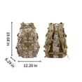 thumbnail image 3 of Camouflage High-Capacity Outdoor Backpack, Multi-Functional Tactical Hiking Bag, Double Shoulder, Hip Belt Bag, Water-Resistant for Camping, Climbing, Travel, 3 of 8
